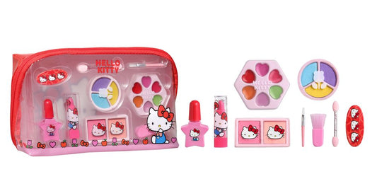 CARTOON CARTOON Hello Kitty Kosmetik-Maletasche rund Rot