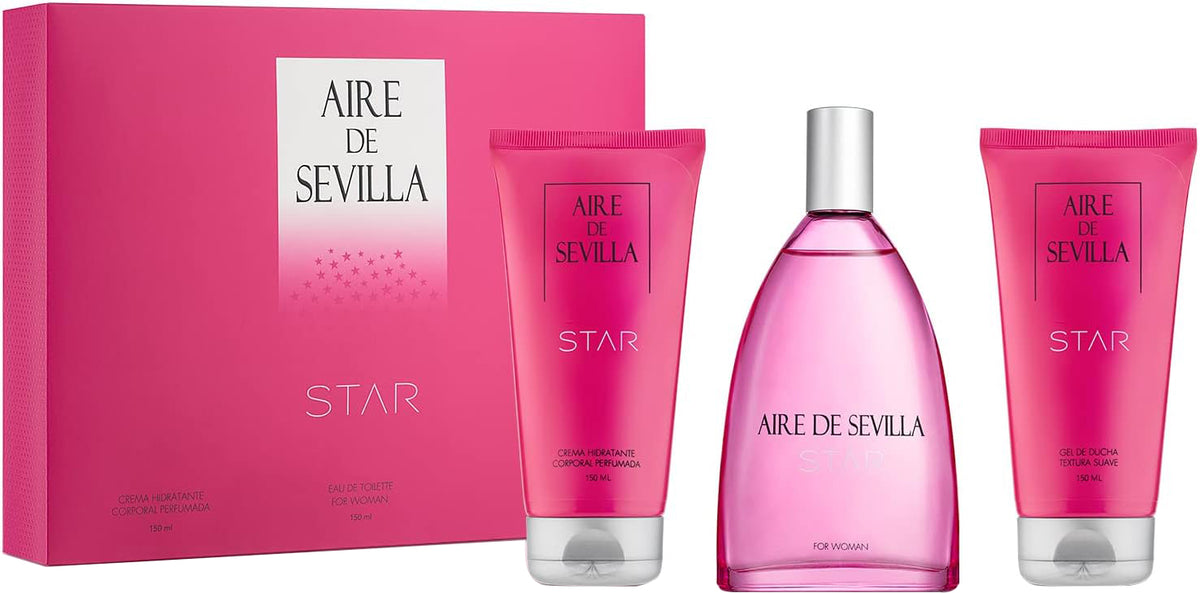 INSTITUTO ESPAÑOL INSTITUTO ESPAÑOL Aire De Sevilla Star Eau de Toilette Spray 150 ml 3er Set Parfüm