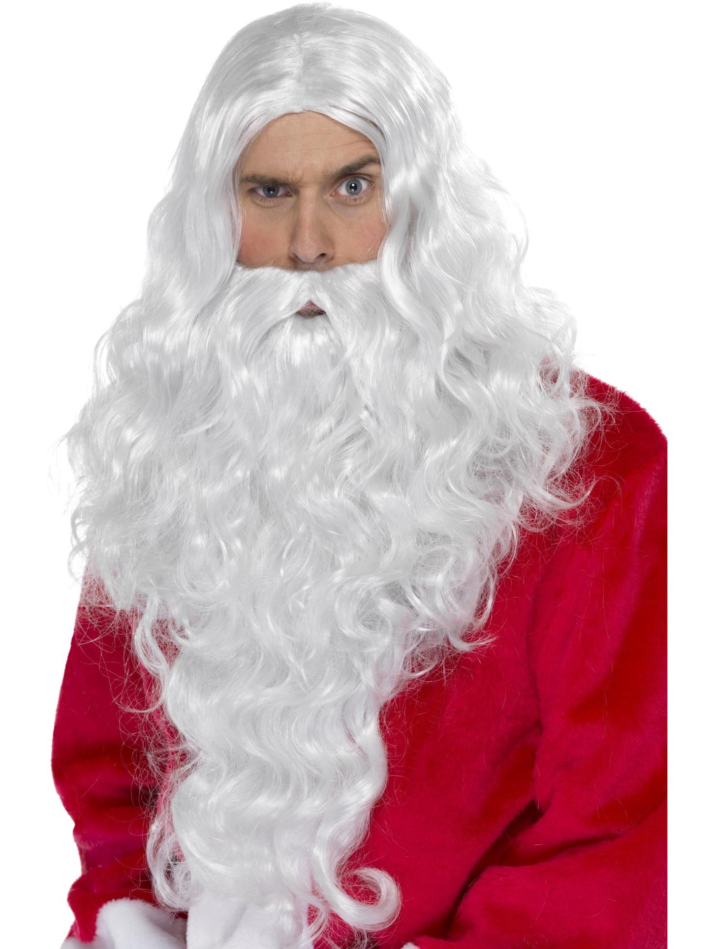 Smiffys Santa Dress Up Kit, White WI für Herren