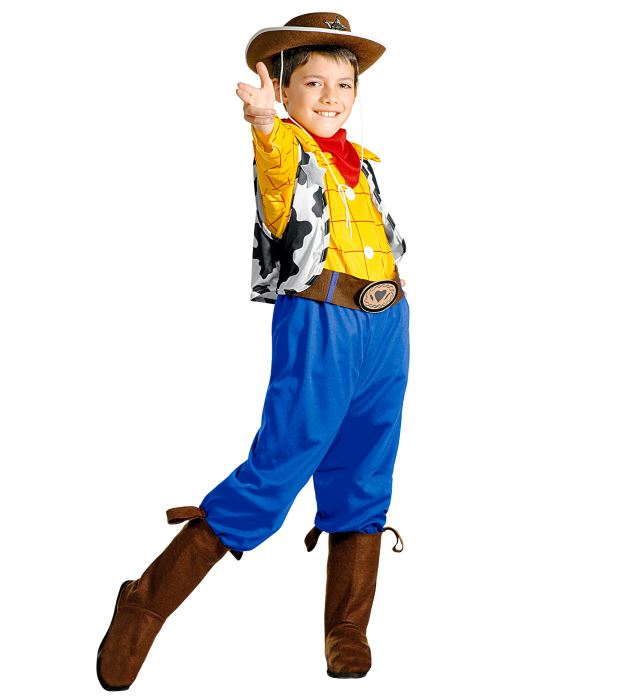 BILLY Fasnachtskostüm mit Hemd, Weste, Hose, Gürtel, Überstiefel und Halstuch