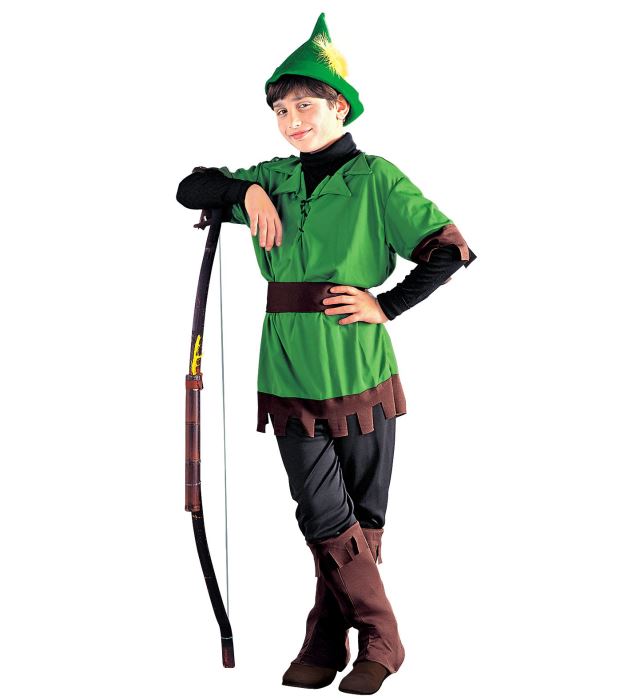 KÖNIG DER DIEBE (Oberteil, Hose, Gürtel, Schuhüberzieher, Hut mit Feder)