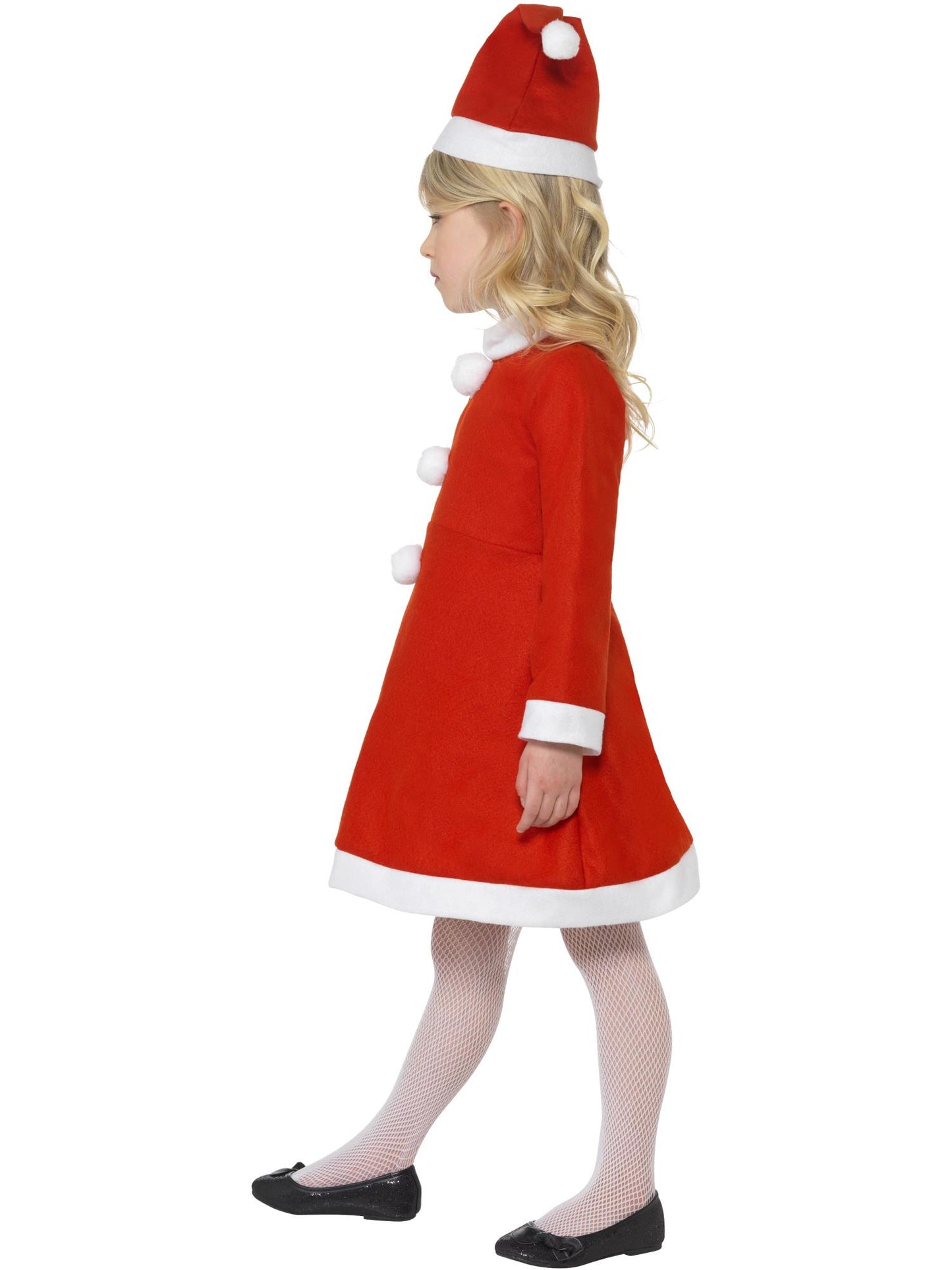 Smiffys Santa Mädchenkostüm, Red CS