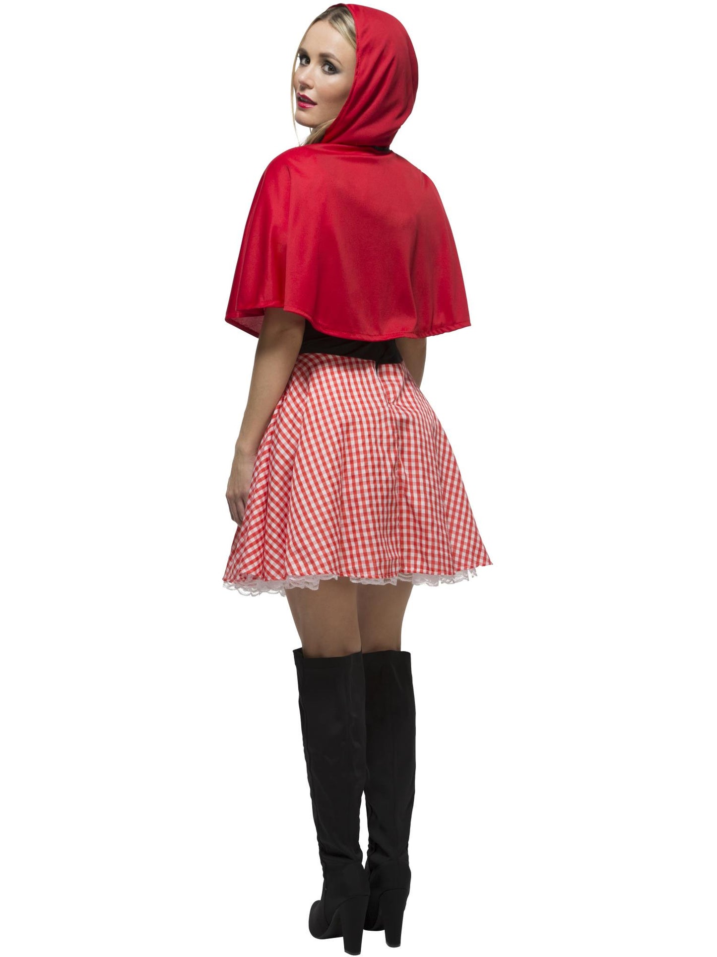 Smiffys Fever Red Riding Hood Costume, Red CS für Damen