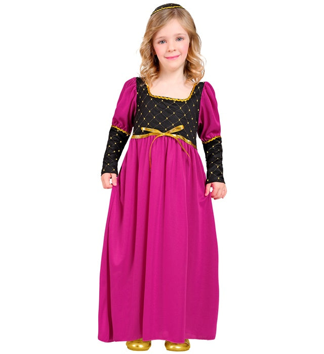 KÖNIGIN Kleid in elegantem Design für Fasnacht und Mottopartys