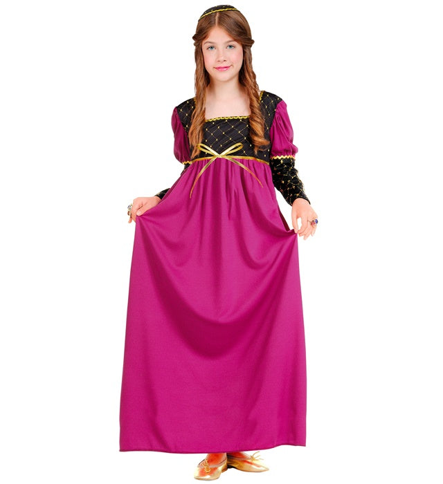 KÖNIGIN Kleid in elegantem Design für Fasnacht und Mottopartys