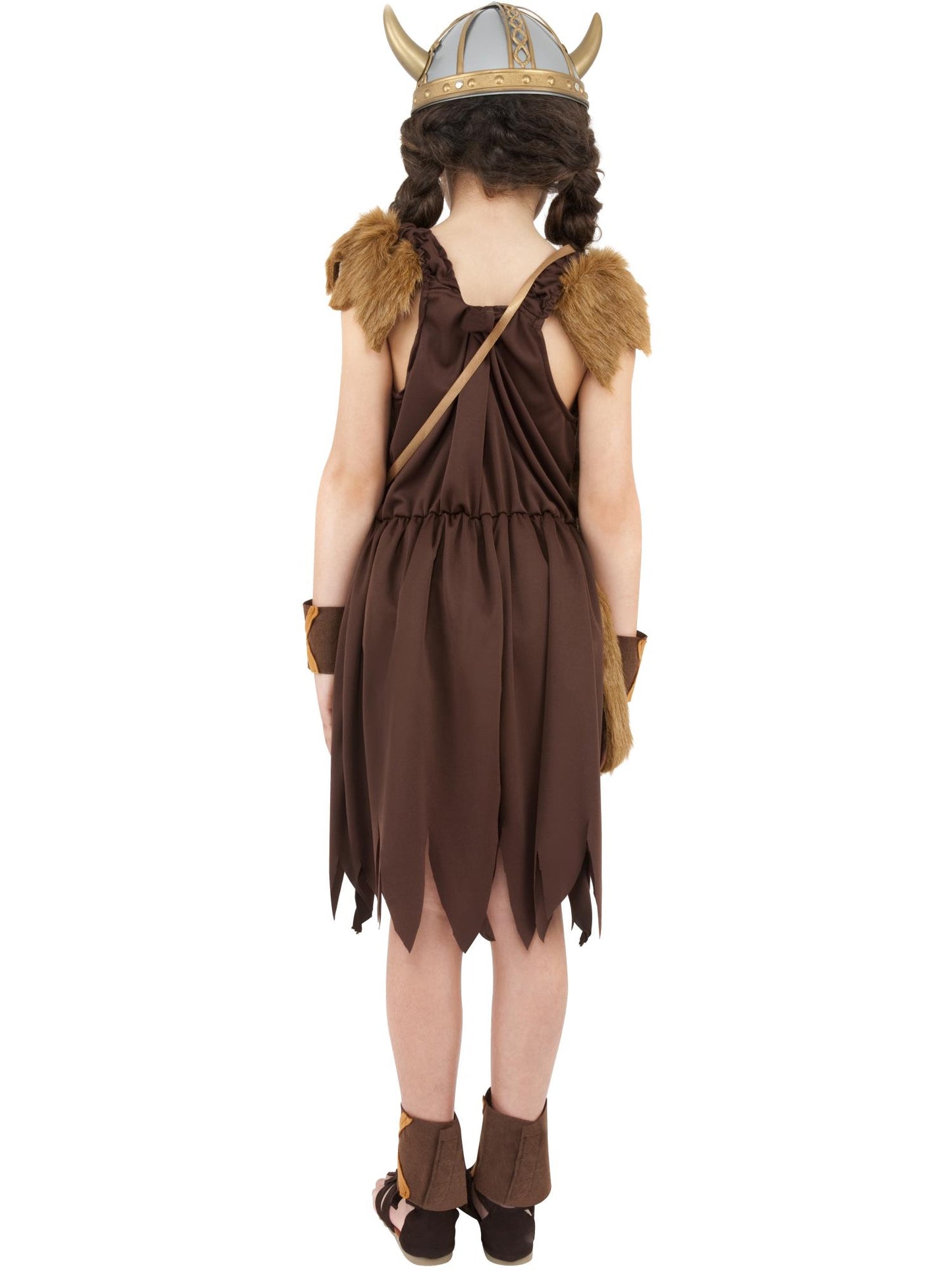 Smiffys Viking Mädchenkostüm, Brown CS