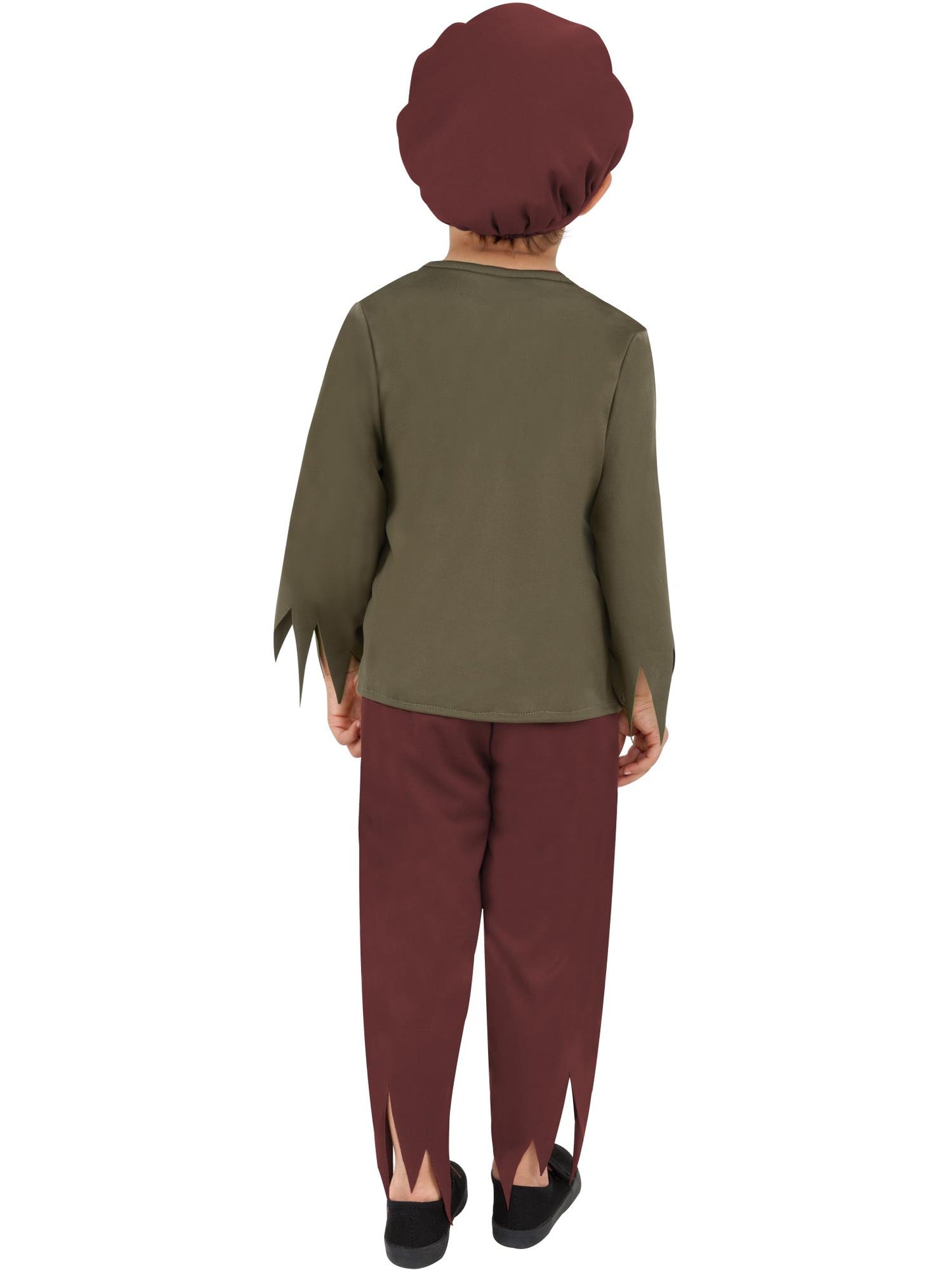 Smiffys Victorian Poor Jungenkostüm, Green CS für Unisex