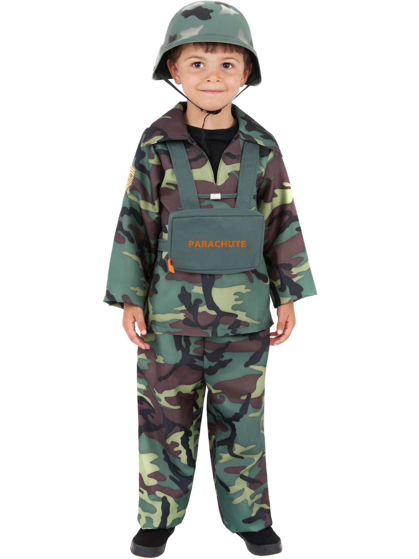 Smiffys Army Jungenkostüm, Camouflage CS für Unisex
