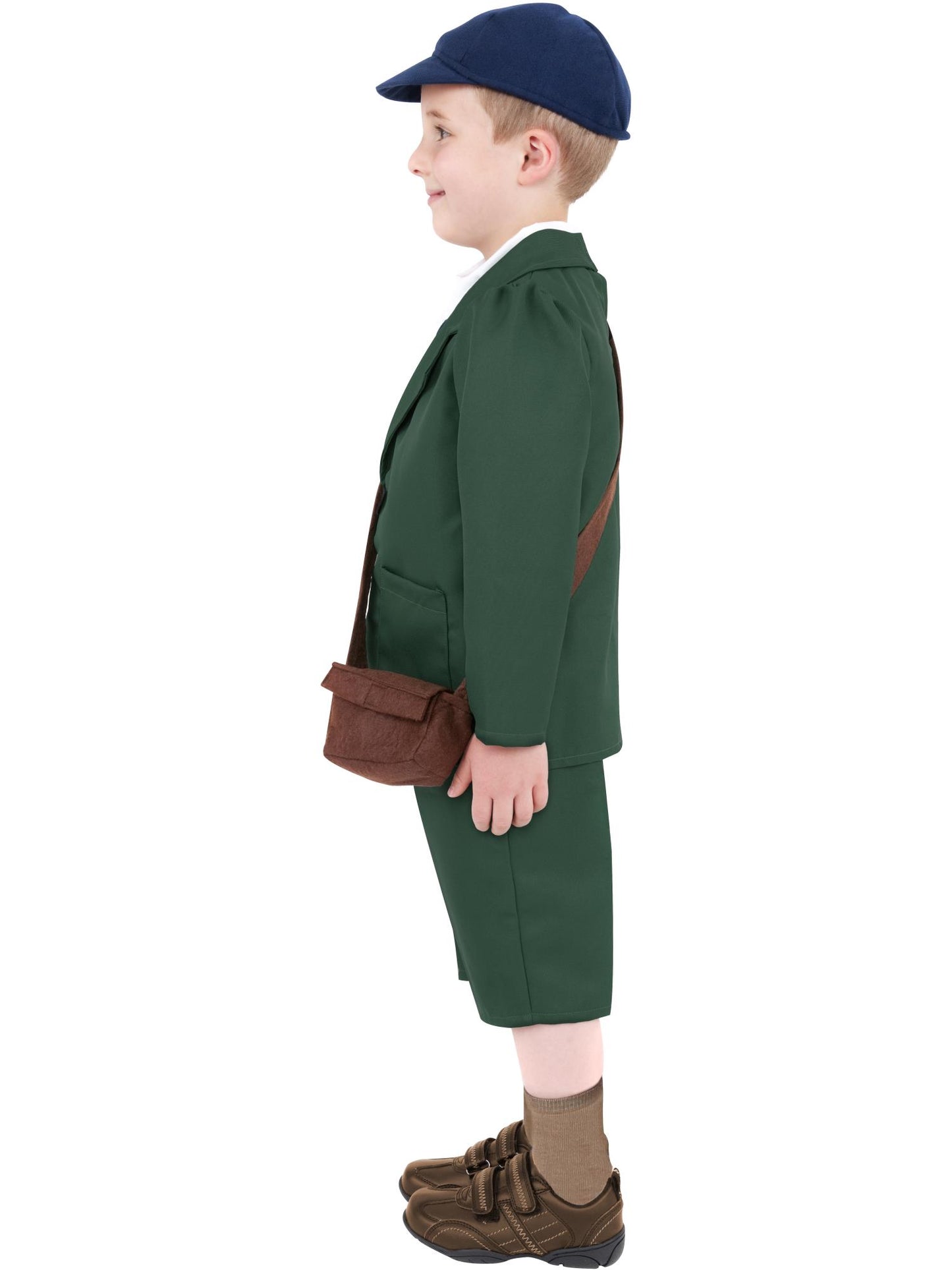 Smiffys 1940S World War II Evacuee Jungenkostüm, Green CS
