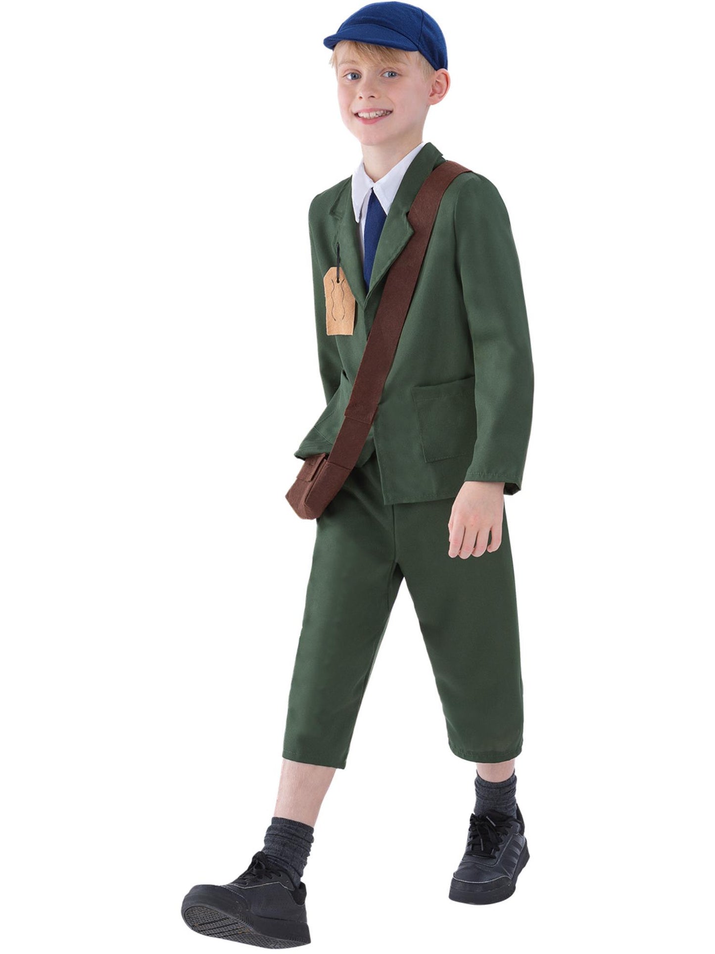 Smiffys 1940S World War II Evacuee Jungenkostüm, Green CS