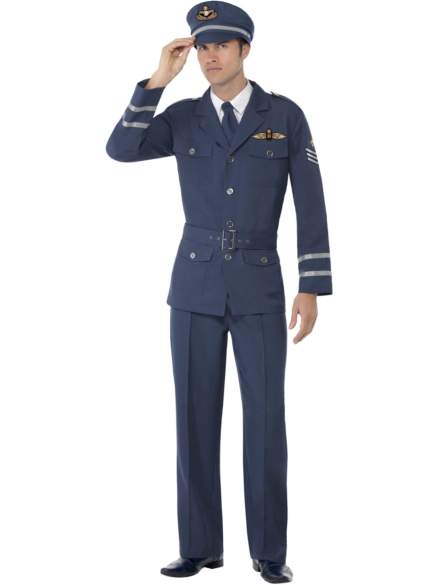 Smiffys 1940S WW2 Air Force Captain Costume, Blue CS für Herren
