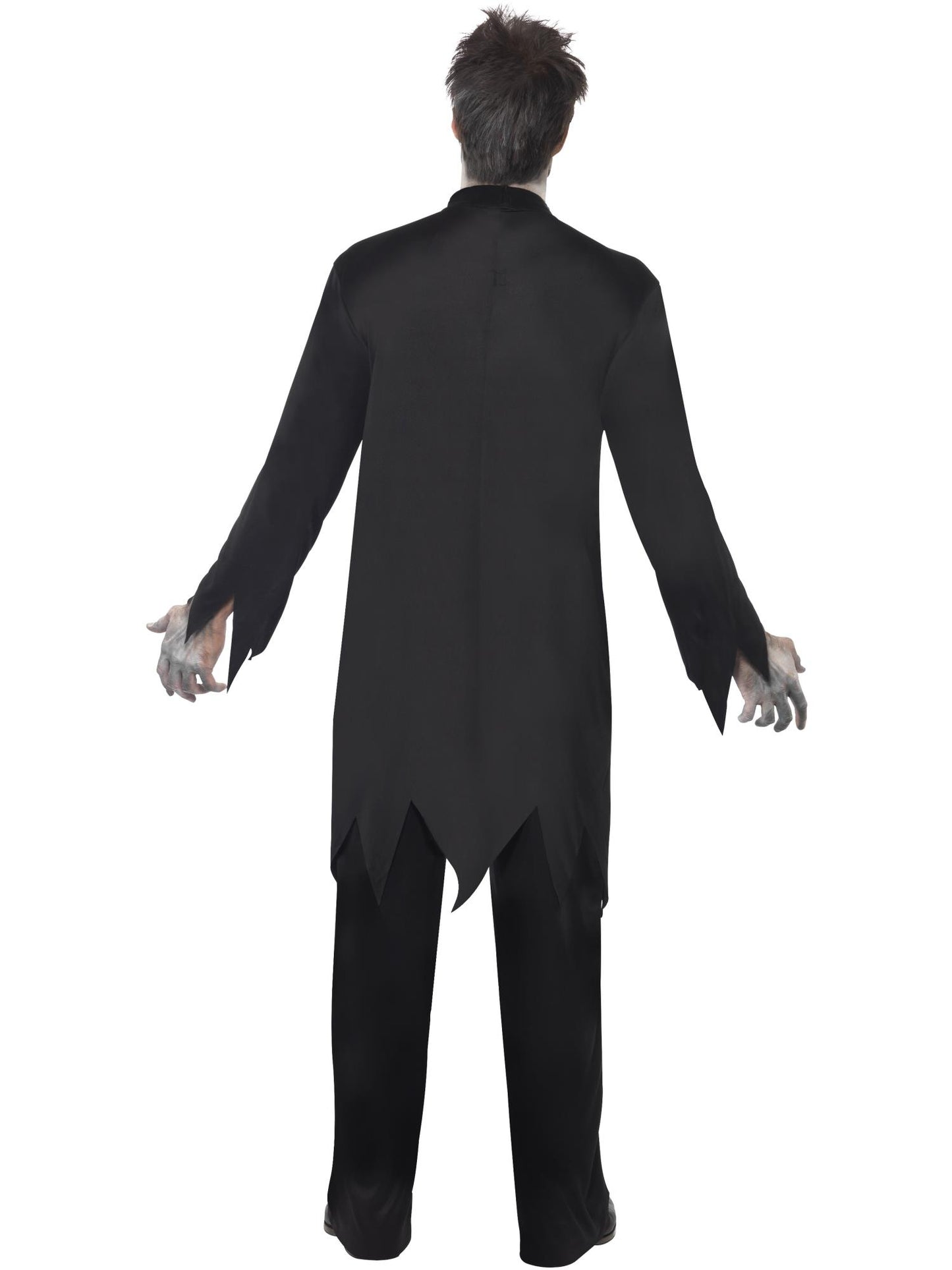 Smiffys Zombie Priest Costume, Black CS für Herren