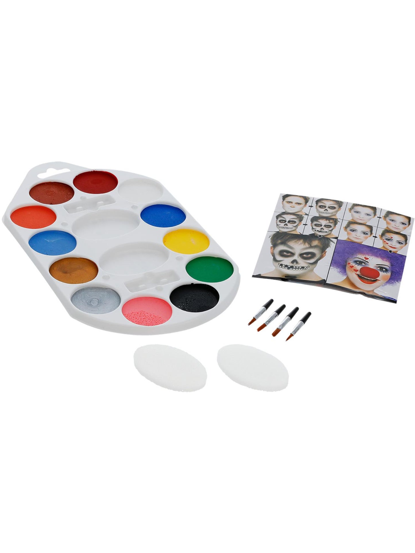 COSMETIC Smiffys Make-Up FX, 12 Colour Palette, Aqua, Multi CD für Unisex