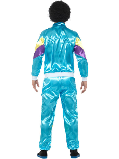 Smiffys 1980S 80s Height of Fashion Shell Suit Costume, Blue CS für Unisex