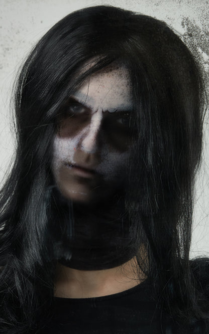 Rubies Ghost Mask with Wig Maske