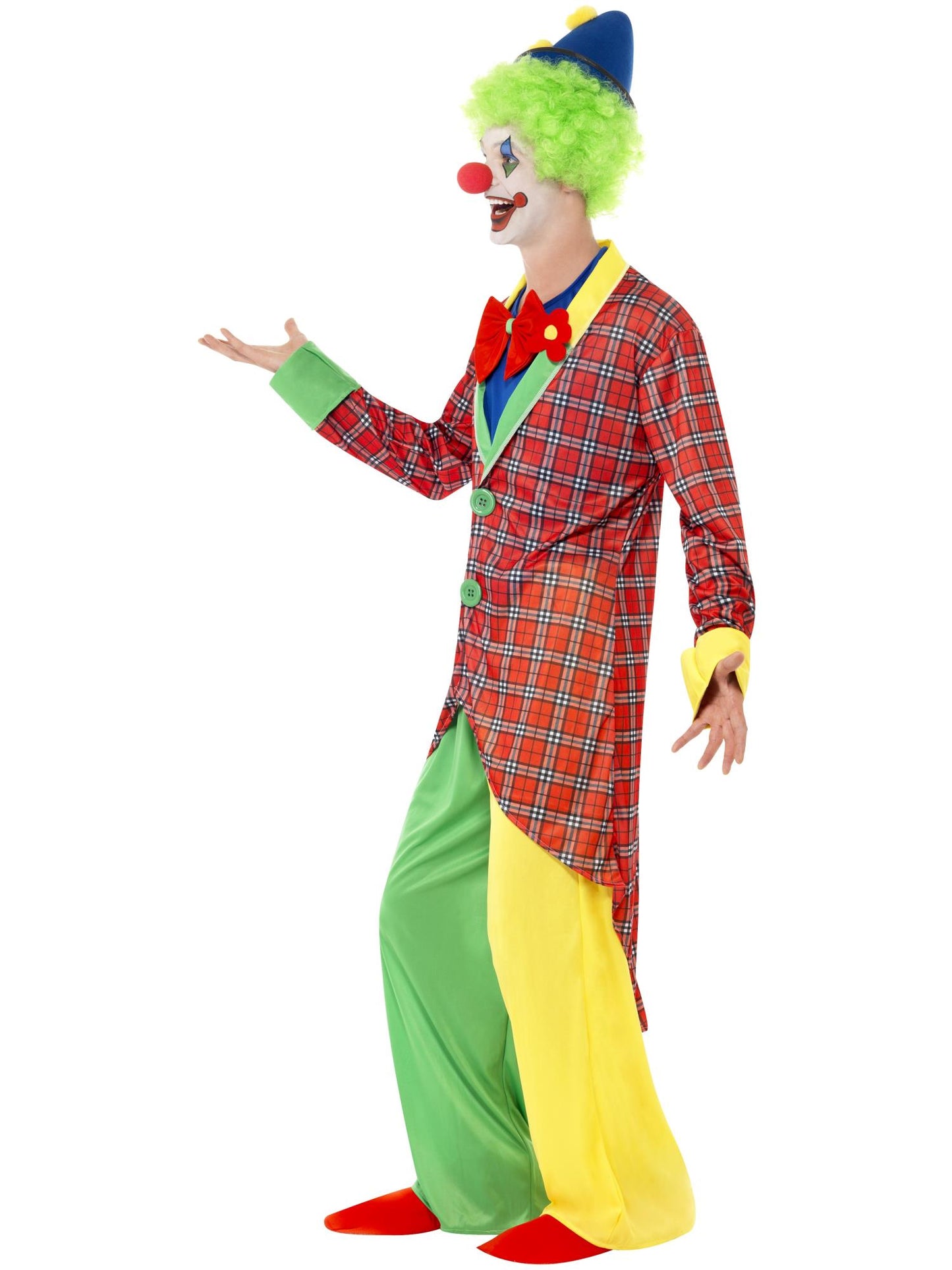 Smiffys Deluxe La Circus Clown Costume, Multi-Coloured CS für Herren