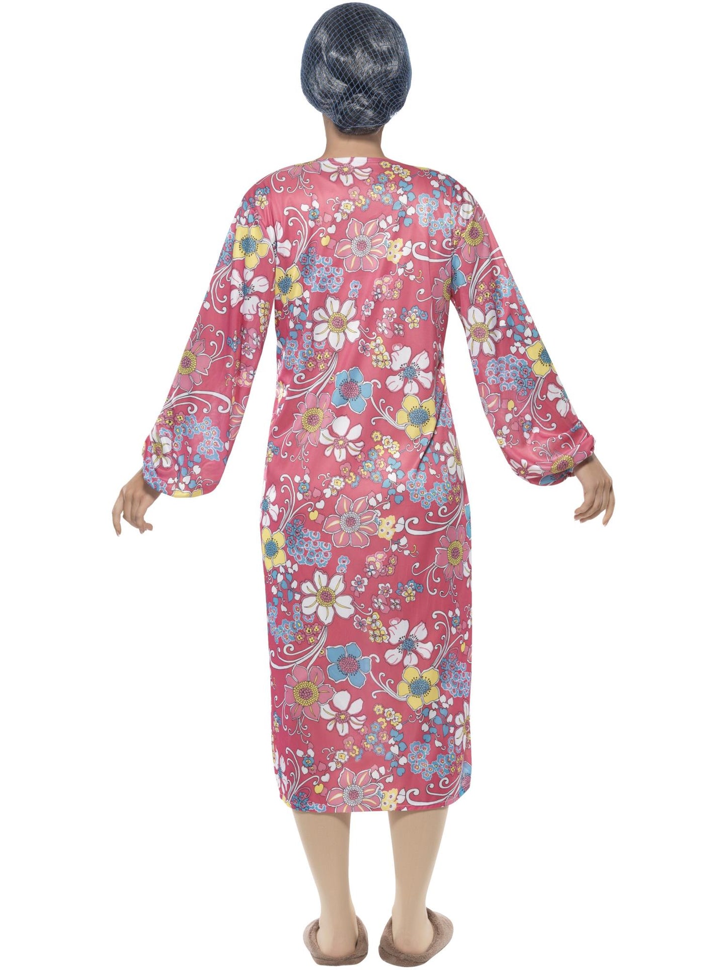 Smiffys COMEDY Gravity Granny Costume, Patterned CS für Unisex