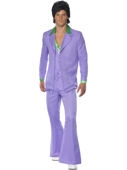 Smiffys 1970S Lavender 70s Suit Costume, Purple CS für Herren