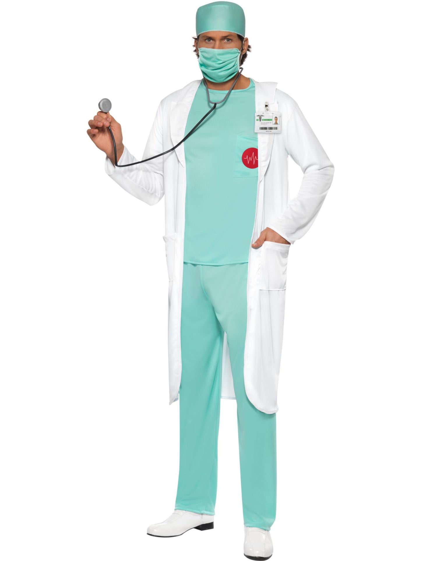 Smiffys DOCTORNURS Doctor Costume, Green CS für Unisex