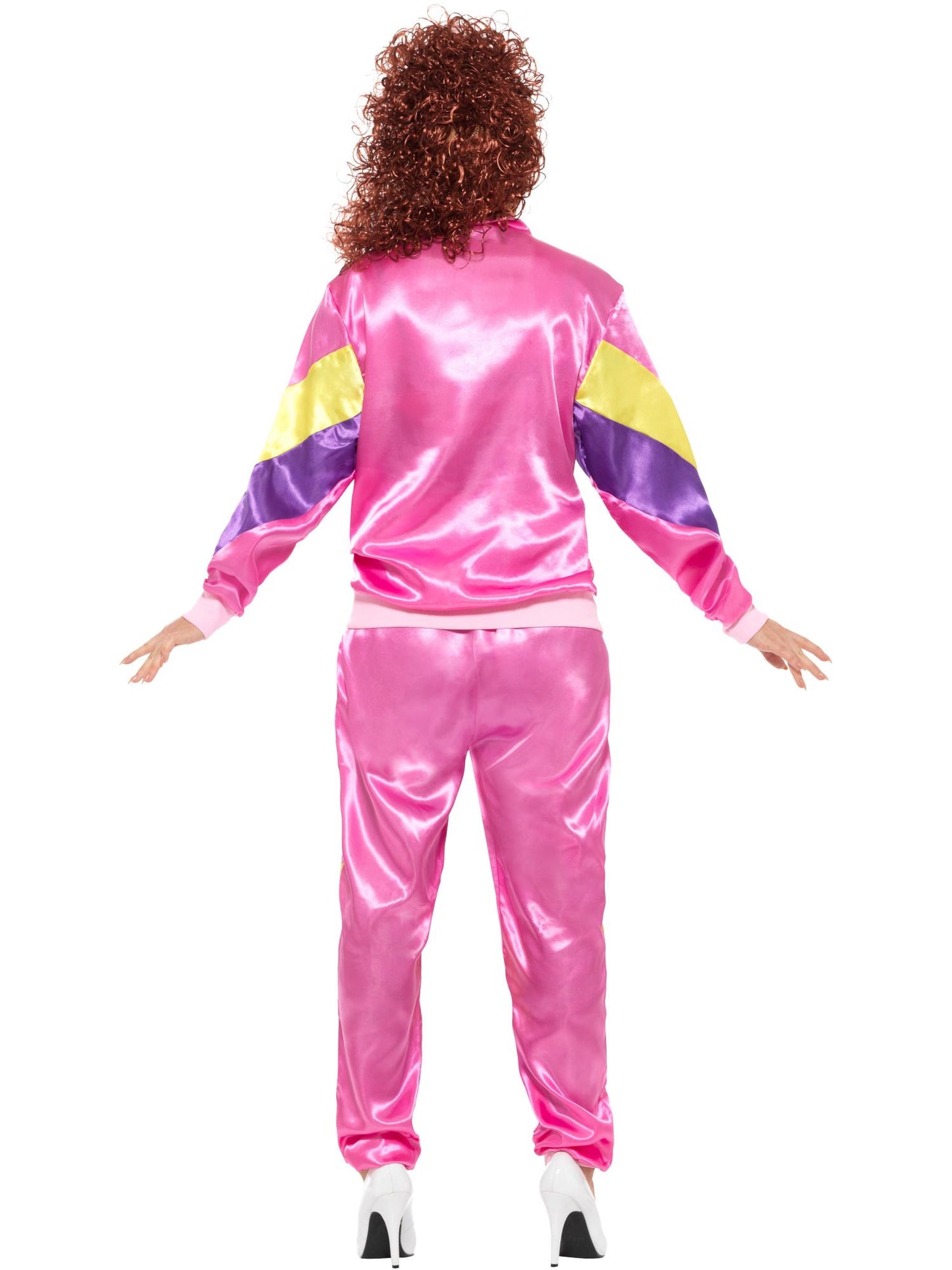 Smiffys 1980S 80s Height of Fashion Shell Suit Costume, Pink CS für Damen