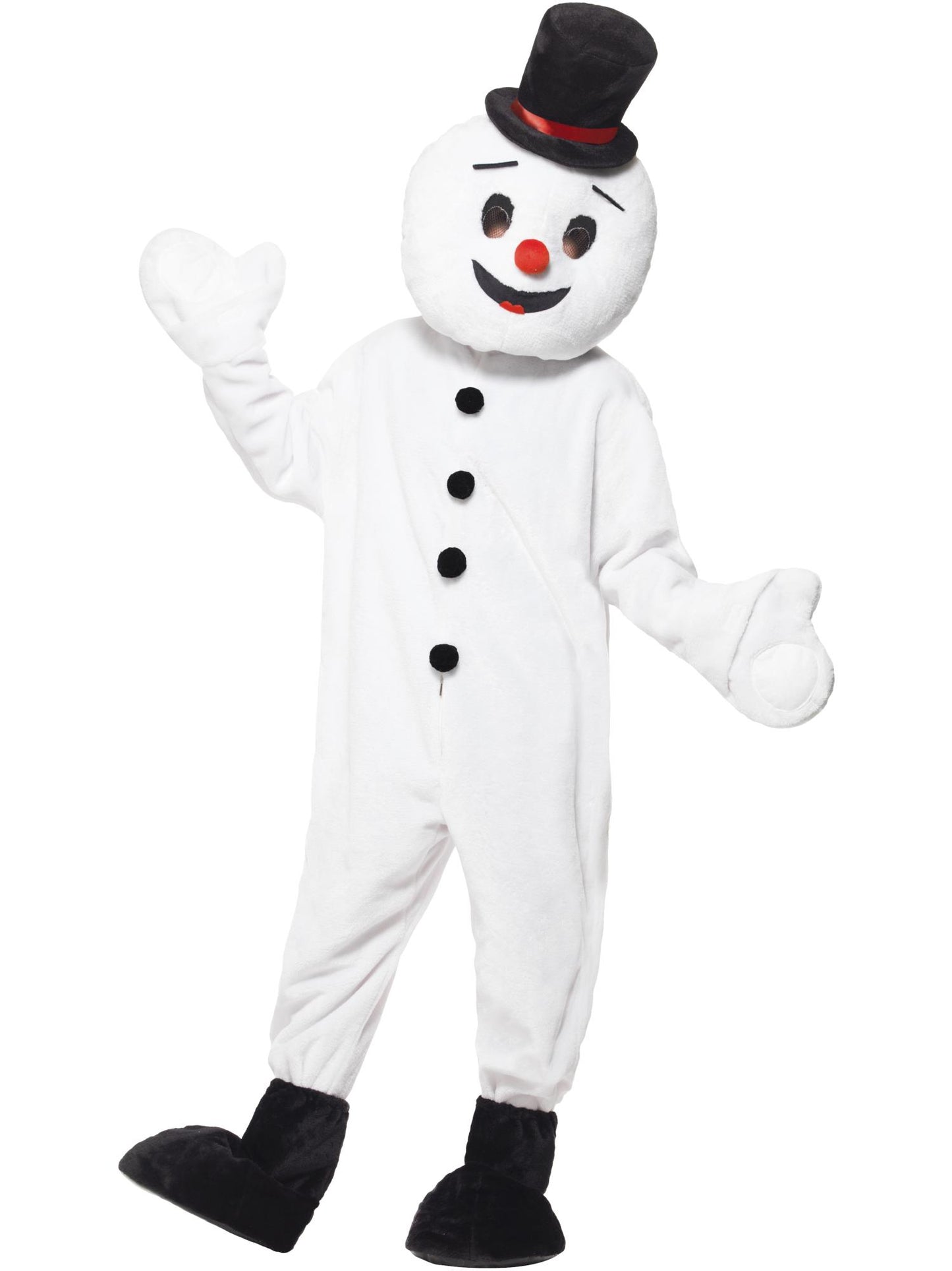 Smiffys XMASCHAR Snowman Mascot Costume, White CS für Unisex