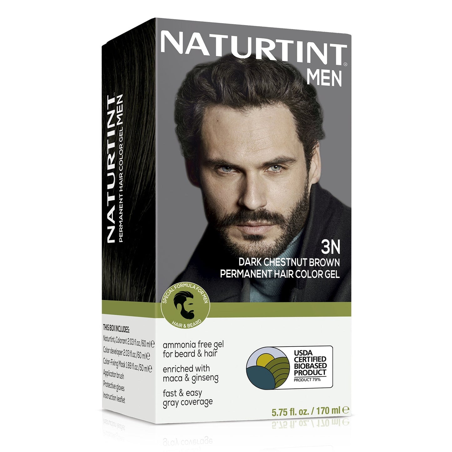 NATURTINT NATURTINT Men Haarfarbe 3N Dunkelbraun Tinte für Männer
