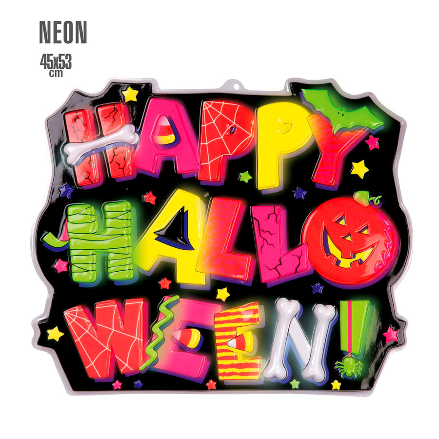 "3D WANDBILD HAPPY HALLOWEEN" 45x53 cm – Vorderansicht