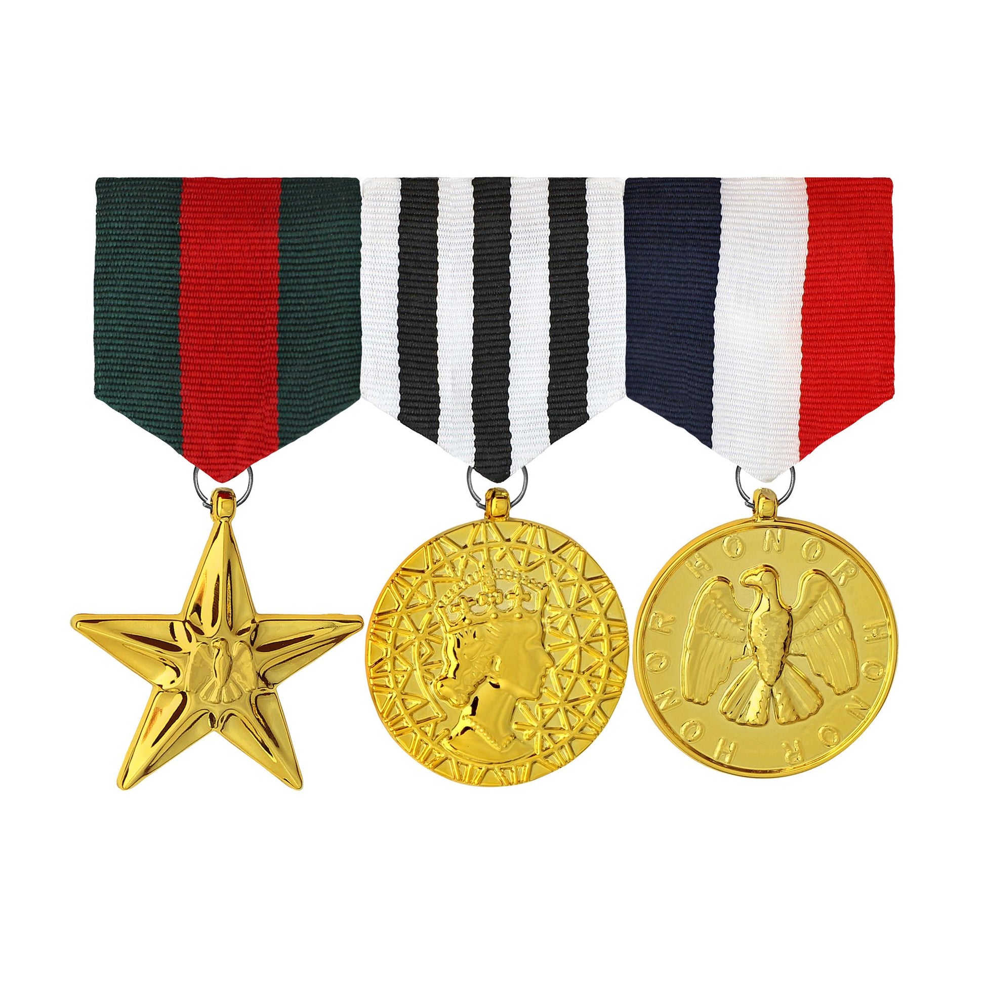 3er Set "EHRENMEDAILLE" – Vorderansicht