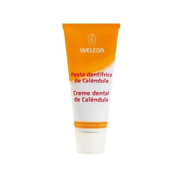 WELEDA WELEDA Calendula Zahncreme 75 ml natürliche Zahnpasta mit Ringelblume