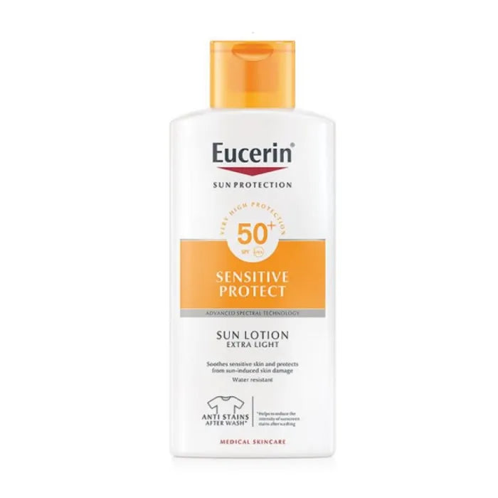 EUCERIN Eucerin Sensitive Protect Sun Lotion Extra Light SPF 50+ 400 ml Sonnenschutz Bodylotion