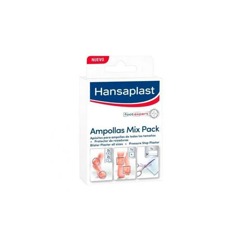 HANSAPLAST HANSAPLAST Fußspezialist Hydrokolloid Apositiv Pflaster für Blasen 6 Stück Packung Kosmetik