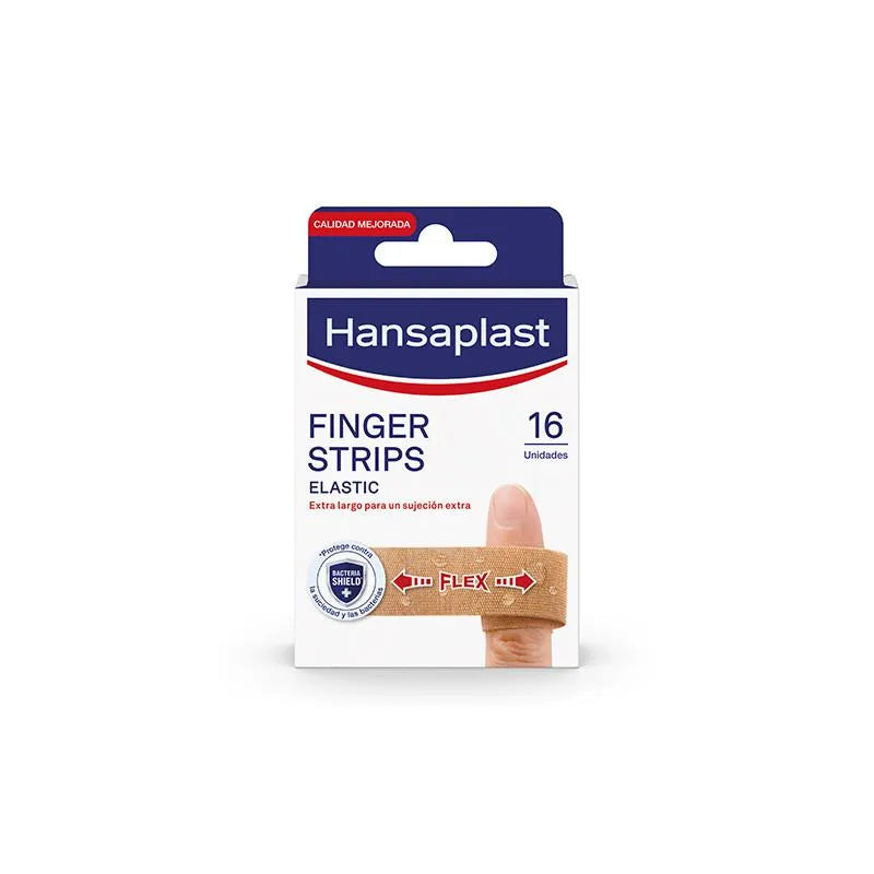 HANSAPLAST HANSAPLAST Elastic Finger Strips 16 Stück elastische Fingerpflaster Kosmetik