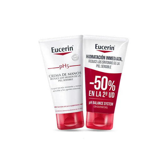 EUCERIN Eucerin pH5 Handcreme 2 x 75 ml pflegende Handcreme für empfindliche Haut