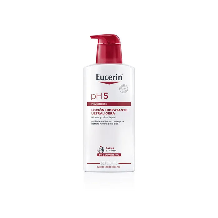 EUCERIN Eucerin pH5 Ultra Light Lotion 400 ml leichte Feuchtigkeitslotion für empfindliche Haut Bodylotion
