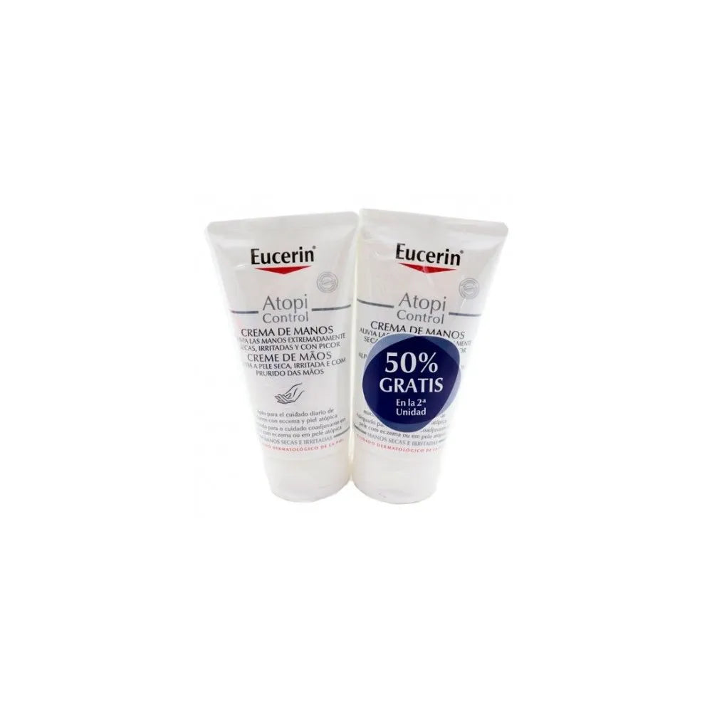 EUCERIN Eucerin AtopiControl Handcreme Duopack Creme für trockene Haut 2 x 75 ml Kosmetik