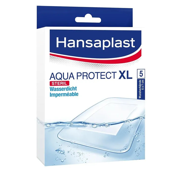 HANSAPLAST HANSAPLAST Aqua Protect XL Pflaster 5 Stück wasserfest und hautfreundlich Kosmetik