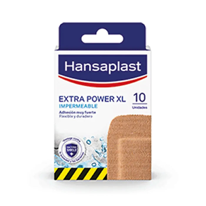 HANSAPLAST HANSAPLAST Extra Strong XL 10 Pflaster Dressings wasserfest und extra stark Kosmetik