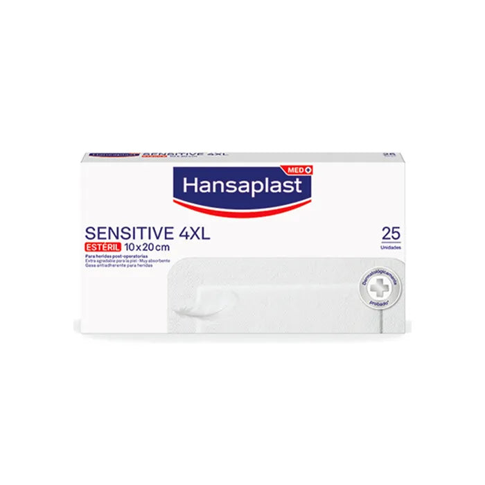 HANSAPLAST HANSAPLAST Sensitive 4XL Pflaster 5 Stück Verbände für große Wunden Kosmetik