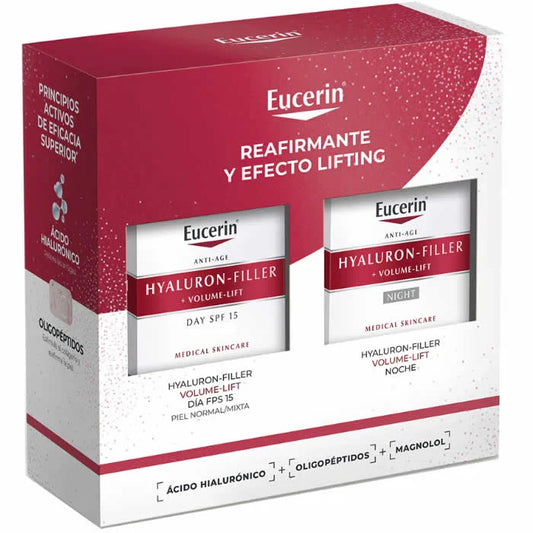 EUCERIN Eucerin Hyaluron Filler Volume Lift Tagescreme SPF 15 50 ml 2er Set Gesichtscreme