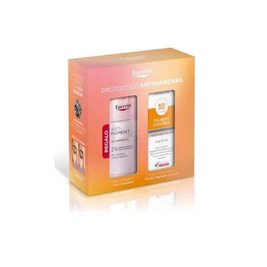 EUCERIN EUCERIN Sun Protection Fluid Pigment Control SPF 50 50 ml Set 2 Artikel Hyperpigmentation Sonnenpflege