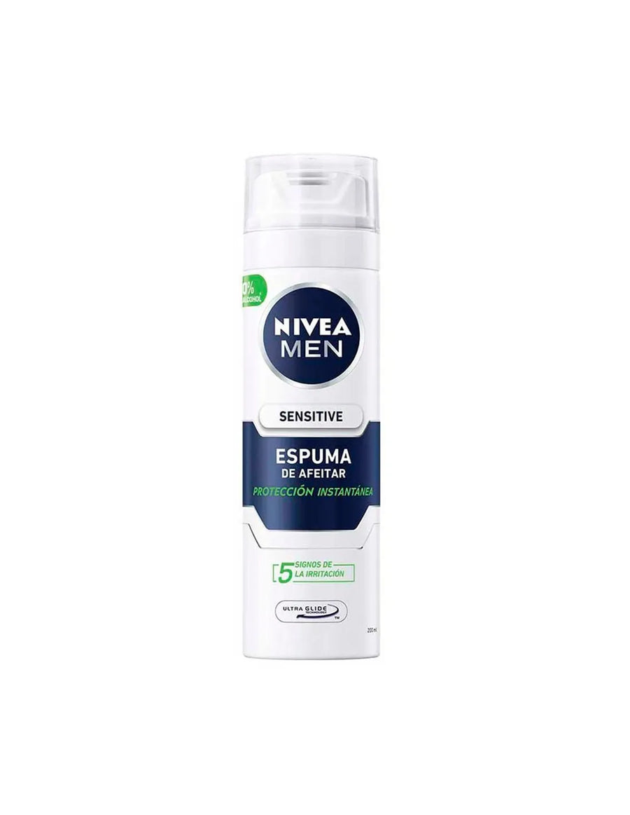 NIVEA Sensitive Rasierschaum 200 ml Espuma de Afeitar Kosmetik