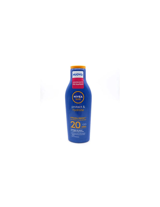 NIVEA NIVEA Sun Protege e Hidrata Sonnenmilch SPF 20 200 ml Sonnenpflege