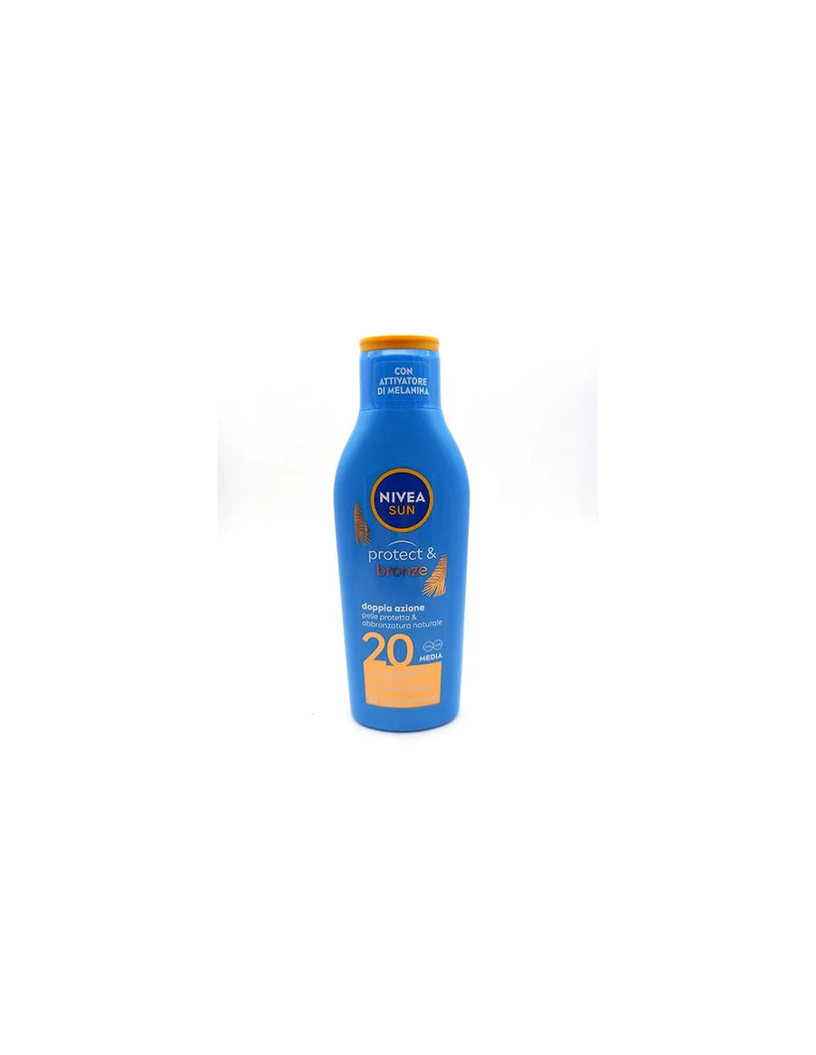 NIVEA NIVEA Sun Protege y Broncea Sonnenmilch SPF 20 200 ml Sonnenpflege