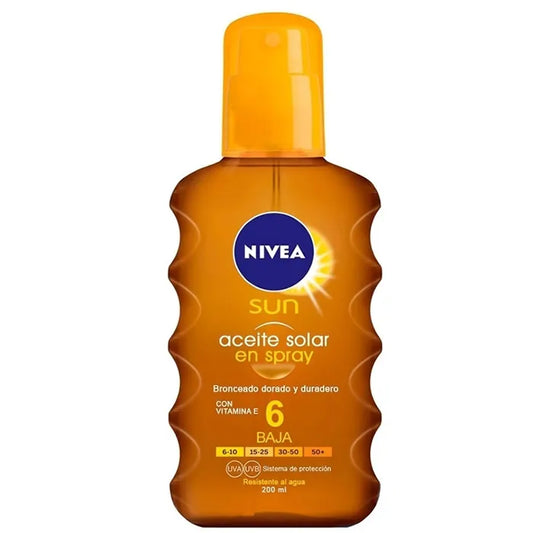 NIVEA NIVEA Sun Oil Spray Sonnenschutz LSF 6 200 ml Sonnenpflege