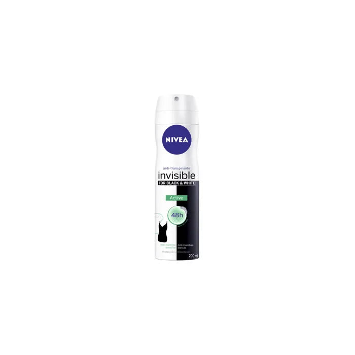NIVEA NIVEA Black & White Active Deodorant Spray 200 ml für zuverlässigen Schutz
