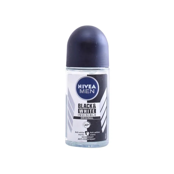 NIVEA NIVEA Men Black & White Invisible Original Deodorant Roll-On 50 ml Kosmetik