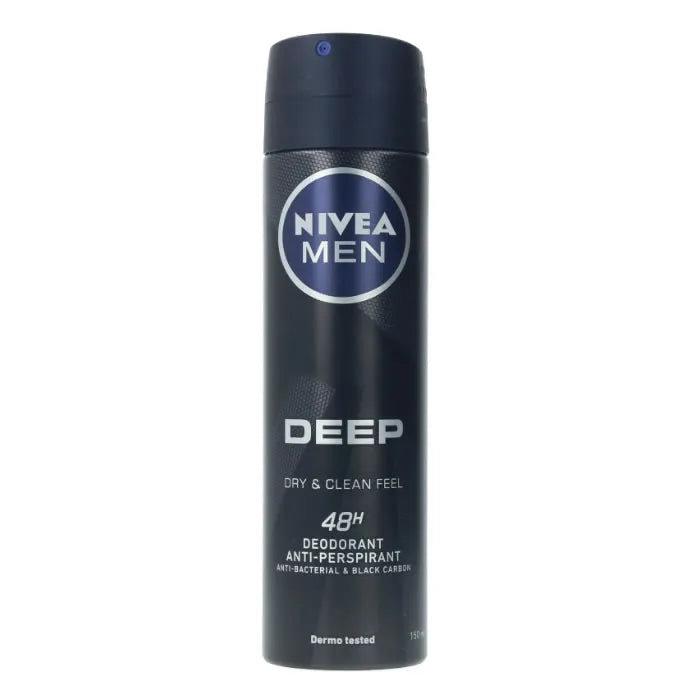NIVEA NIVEA Men Deep Black Carbon Deodorant Spray 150 ml