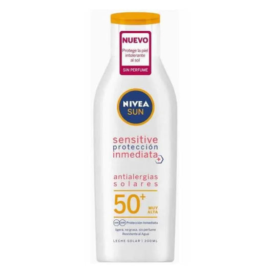 NIVEA NIVEA Sun Sensitive Sonnenmilch LSF 50+ 200 ml Sonnenpflege