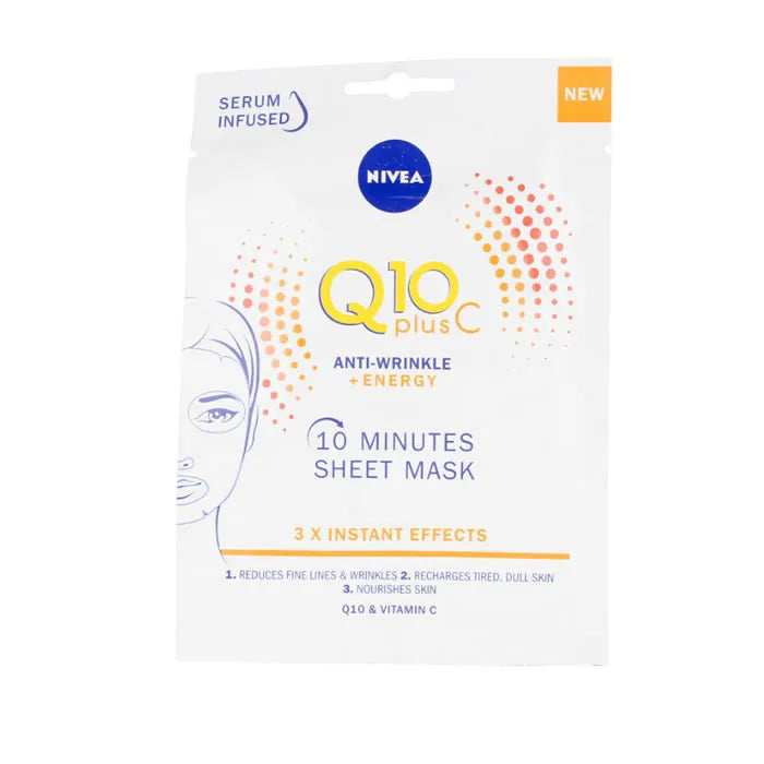 NIVEA NIVEA Q10 Vitamin C Anti-Falten Gesichtsmaske energisierend Kosmetik