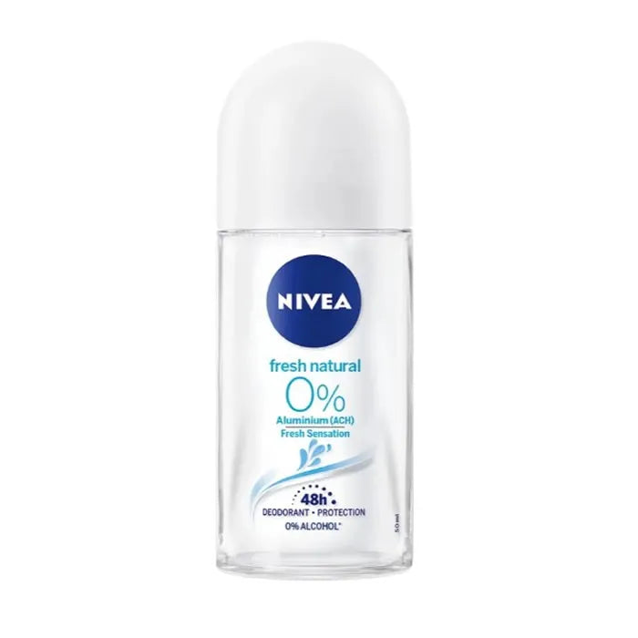 NIVEA NIVEA Fresh Natural 0% Roll-On Deodorant 50 ml ohne Aluminiumsalze